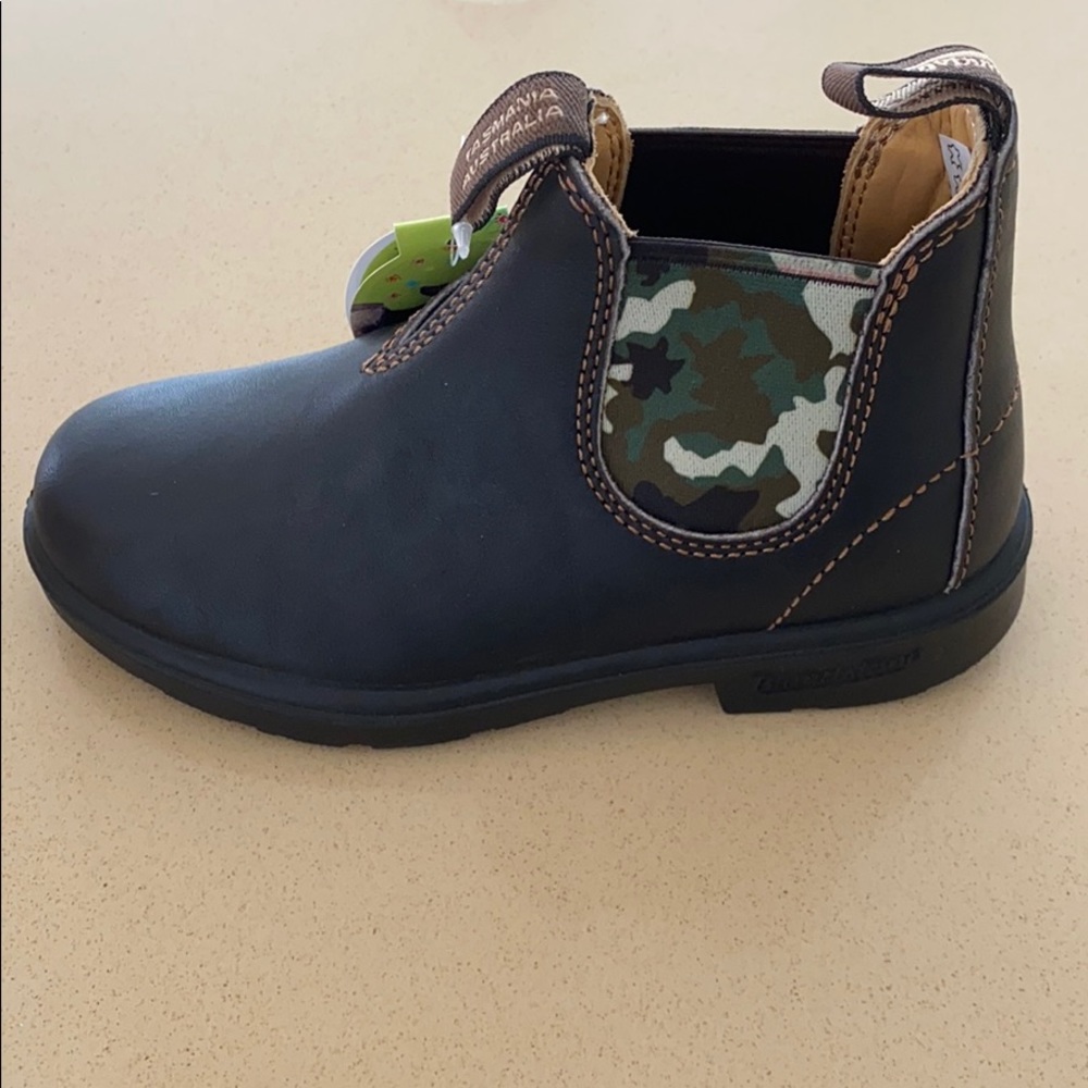 Blundstone brown boots for kids